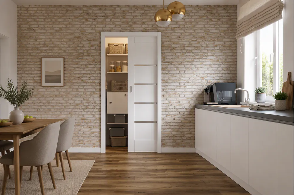 drzwi przesuwne z ościeżnicą tunel model Verte Home G.4