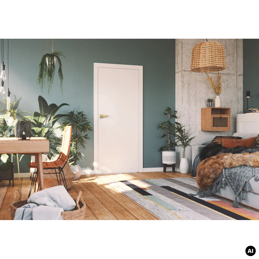 Drzwi Porta VECTOR Premium T WC Prawe 80cm bezprzylgowe, SPAPMT0P08UBIWAYU0H000