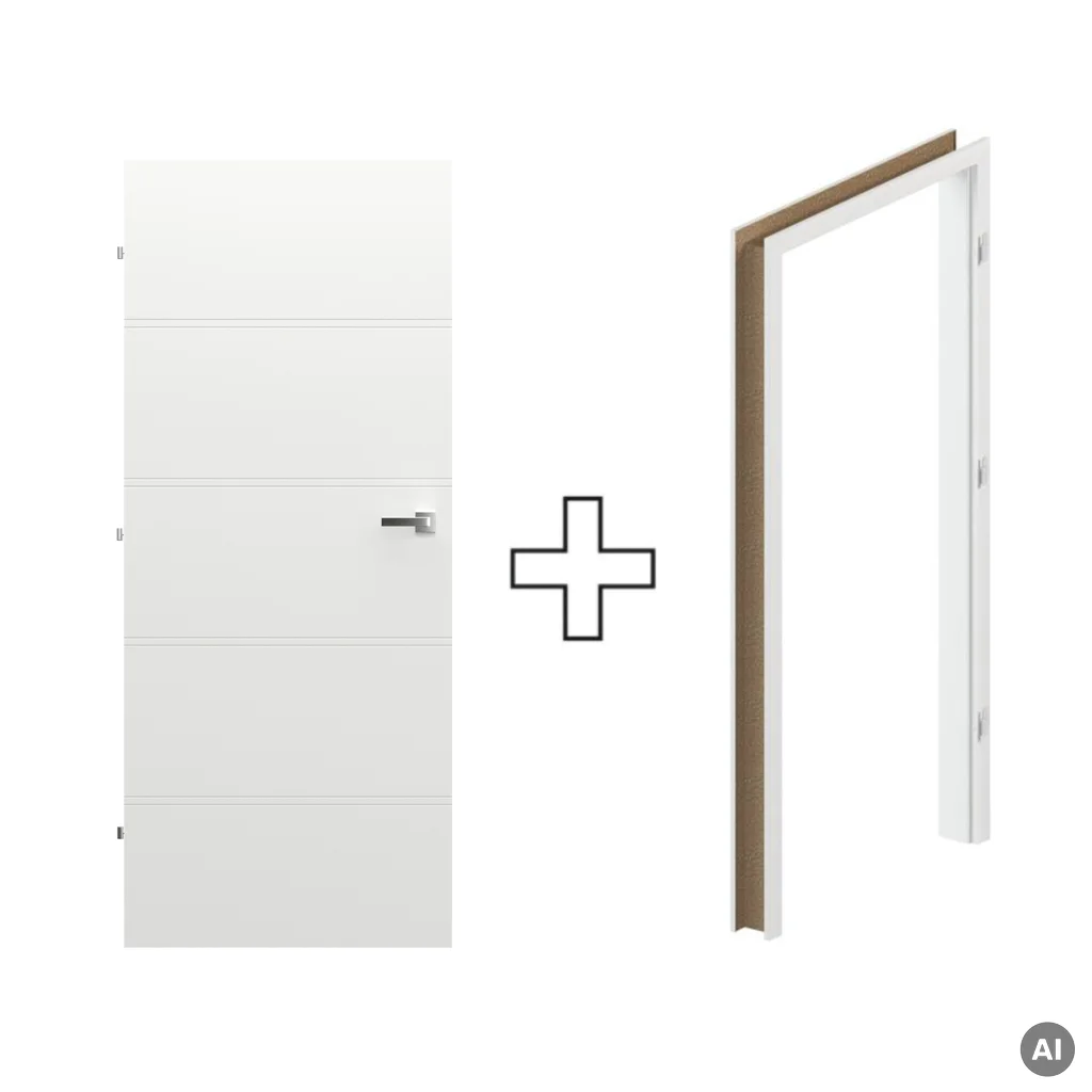 Komplet drzwi + ościeżnica