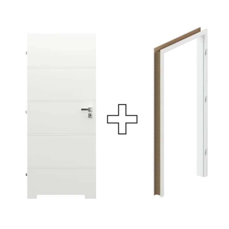 Komplet Drzwi + Ościeżnica Regulowana Porta Trim T lewe 70