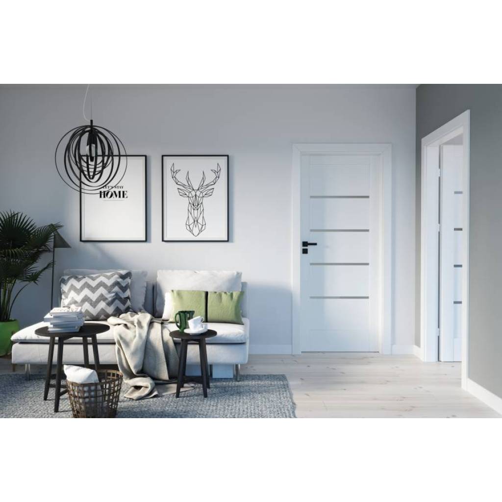Drzwi Porta Verte Home G.0 prawe 80 bezprzylgowe, SPAHG00P08DBI0AMUKA000