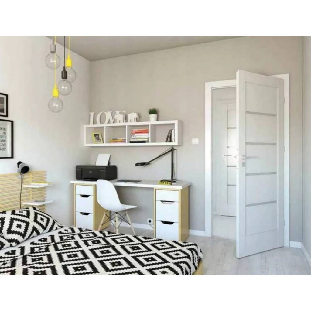Drzwi Porta Verte Home G.0 prawe 80 bezprzylgowe, SPAHG00P08DBI0AMUKA000