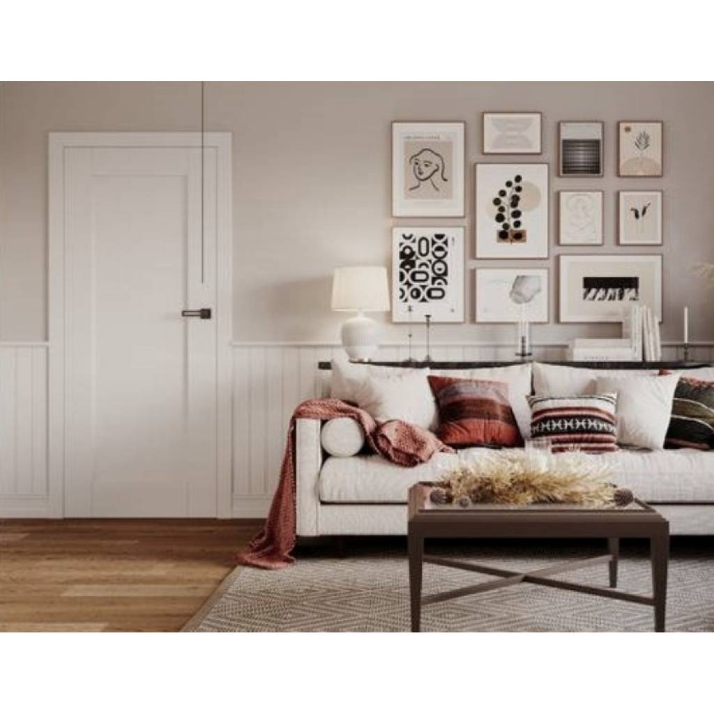 Drzwi Estra 5 przylgowe WC prawe 80cm, 5901316084744