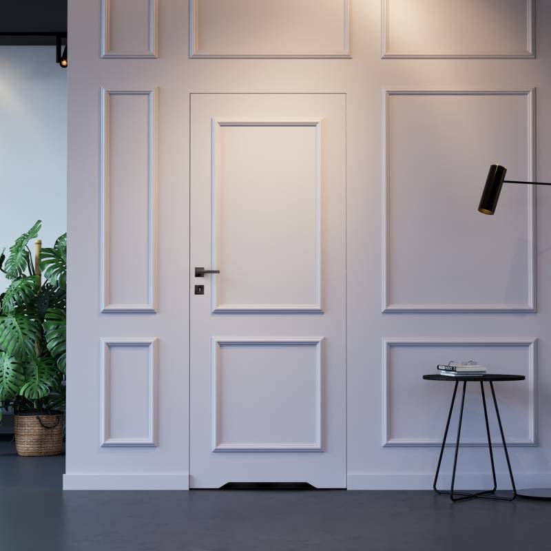 Drzwi ukryte Porta HIDE WC Bezprzylgowe (otwierane na zewnątrz) Prawe 80cm płyta, SPA1110P08LBPWAOV0O000