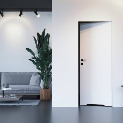 Drzwi ukryte Porta HIDE WC Bezprzylgowe (otwierane na zewnątrz) Prawe 80cm płyta, SPA1110P08LBPWAOV0O000