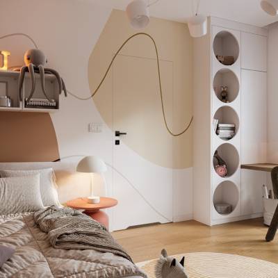 Drzwi ukryte Porta HIDE WC Bezprzylgowe (otwierane na zewnątrz) Prawe 80cm płyta, SPA1110P08LBPWAOV0O000