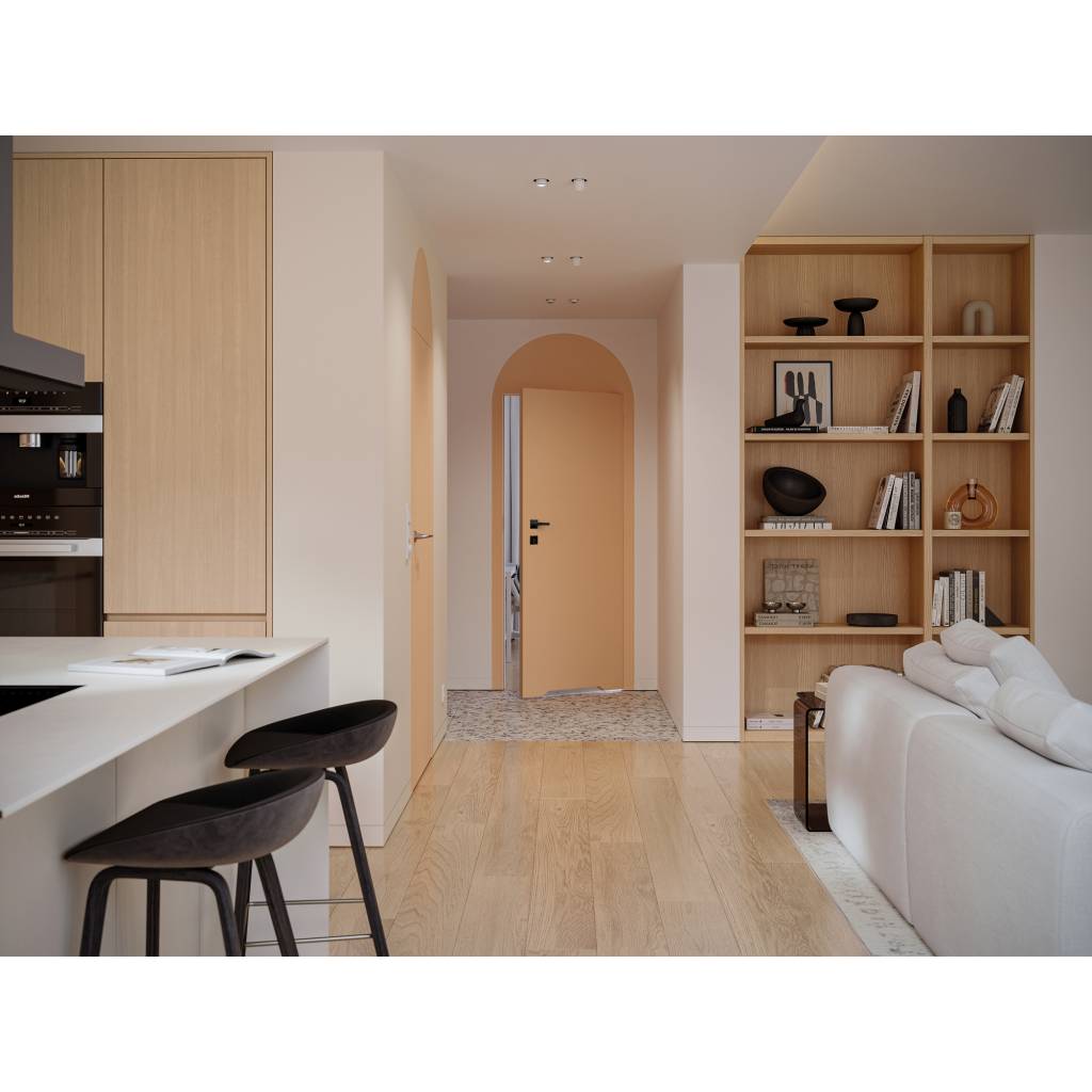 Drzwi ukryte Porta HIDE WC Bezprzylgowe (otwierane na zewnątrz) Prawe 80cm płyta, SPA1110P08LBPWAOV0O000