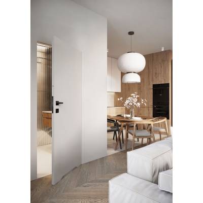 Drzwi ukryte Porta HIDE WC Bezprzylgowe (otwierane na zewnątrz) Prawe 80cm płyta, SPA1110P08LBPWAOV0O000