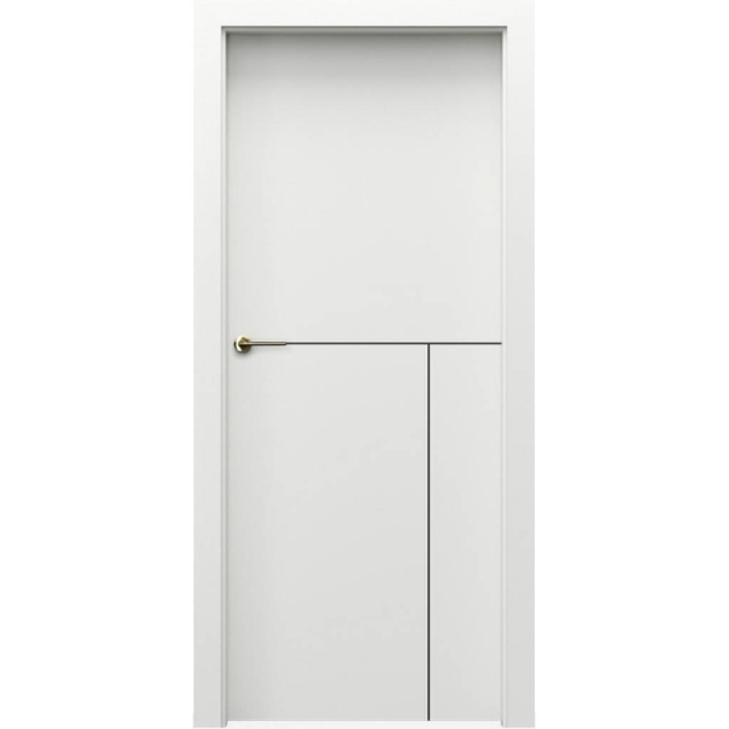 Drzwi Porta DESIRE UV model 5 czarne intarsje