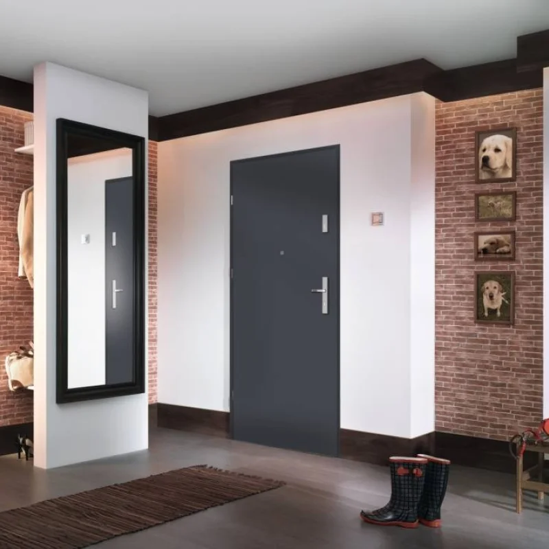 Drzwi Wejściowe Agat Lewe 90 Antracyt, SPEA0P0L092NCJSD30O0