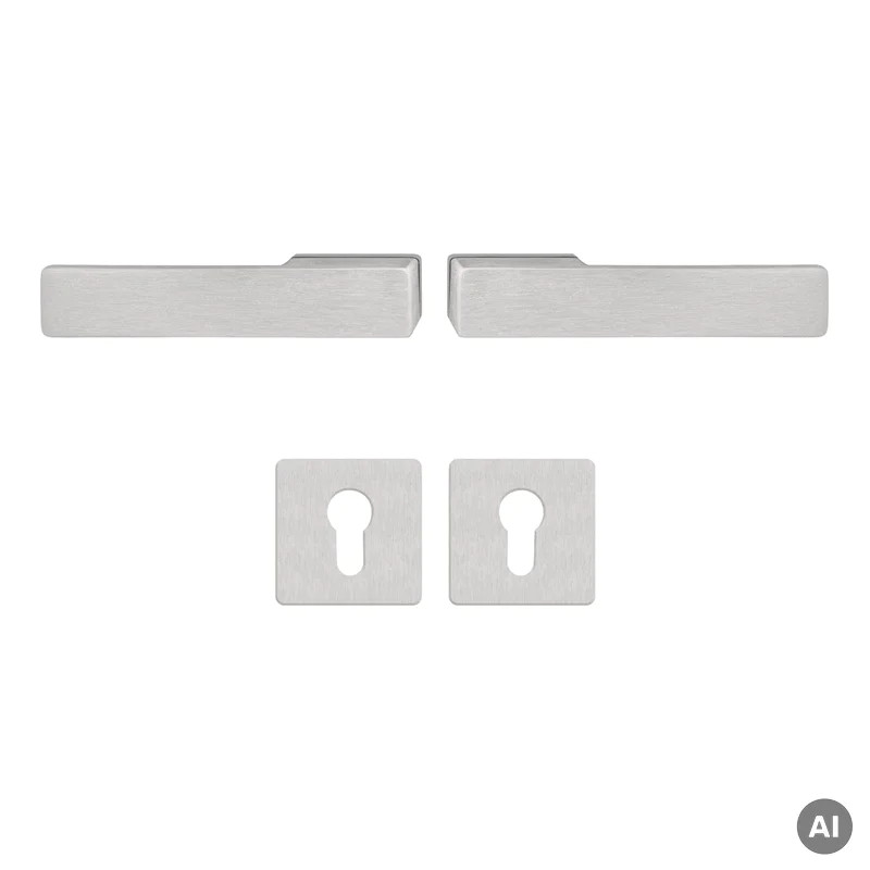 Klamka Libera Inox klamko + klamka + rozeta WB, 590750541490