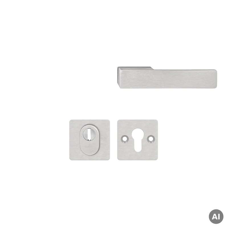 Klamka Solo Libera Flex Premium klamka Inox + rozeta WB z za