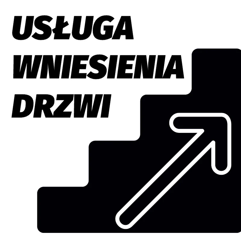 Usługa Wniesienie 1 kompletu drzwi przy dostawie