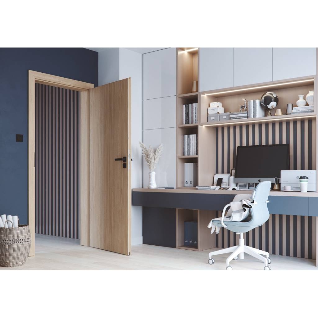 Drzwi Porta Decor model P przylgowe prawe 80 cm Dąb Catania, SPWP0P0P08DDT0SZ2AH000