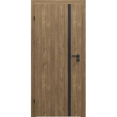 Drzwi Porta Focus 4.A z czarną szybą przylgowe lewe 80 cm, SPWG4A0L08DDT0SZ2KHB00