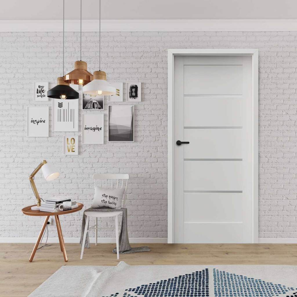 Komplet Drzwi + Ościeżnica Regulowana Porta Trim Lite model A.4 Prawe 80 Przylgowe, SPXTA40P08DBI0SZ3KA300