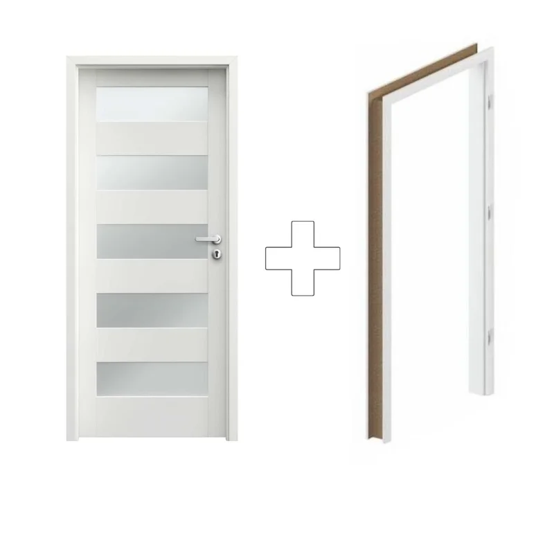Komplet Drzwi + Ościeżnica Porta Trim Lite B.5 Lewe 80 Prz