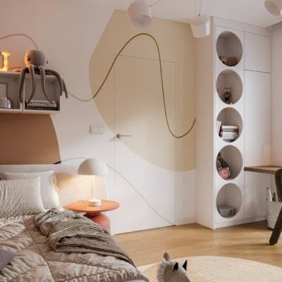 Drzwi ukryte Porta HIDE Bezprzylgowe (otwierane na zewnątrz) Prawe 80cm plaster miodu, SPA1110P08LBP0A7U0H000
