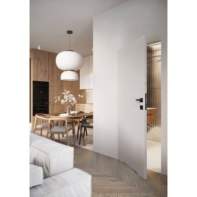 Drzwi ukryte Porta HIDE WC Bezprzylgowe (otwierane na zewnątrz) Lewe 70cm  plaster miodu, SPA1110L07LBPWAOU0H000