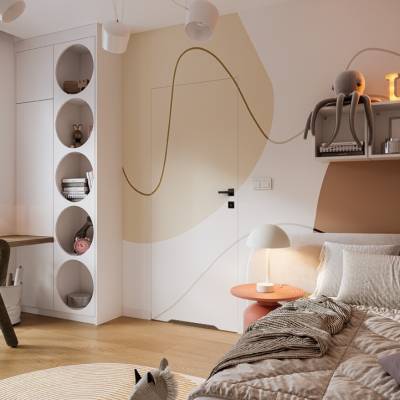 Drzwi ukryte Porta HIDE WC Bezprzylgowe (otwierane na zewnątrz) Lewe 70cm  plaster miodu, SPA1110L07LBPWAOU0H000