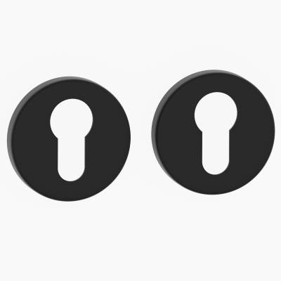 Rozeta okrągła Roana WB pod wkładkę Czarna, 5907609713803