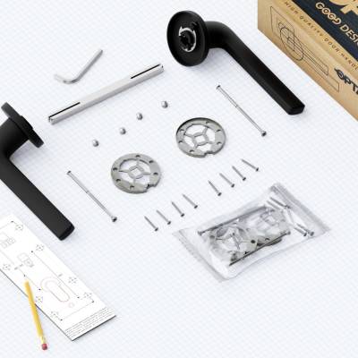 Klamka Roana Czarna, 5907609715951