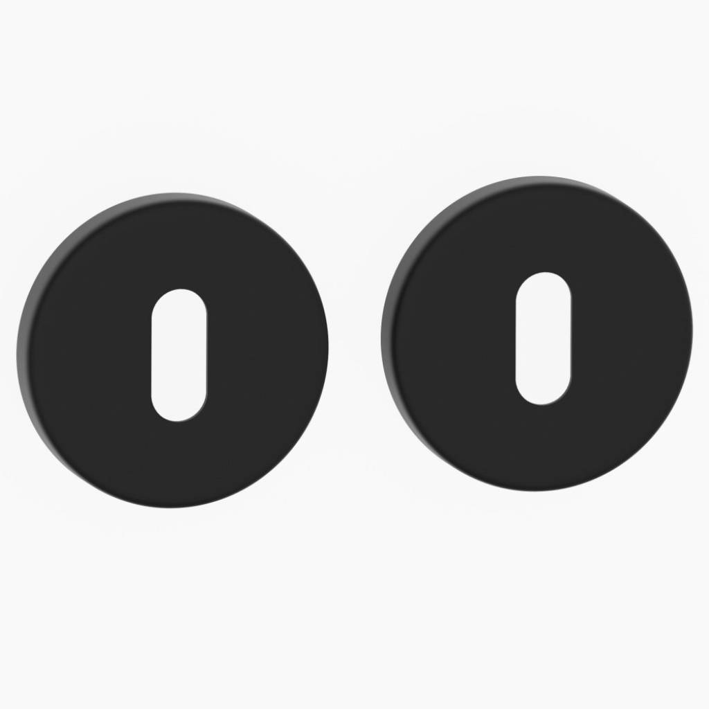 Rozeta okrągła Roana WK pod klucz Czarna, 5907609713797