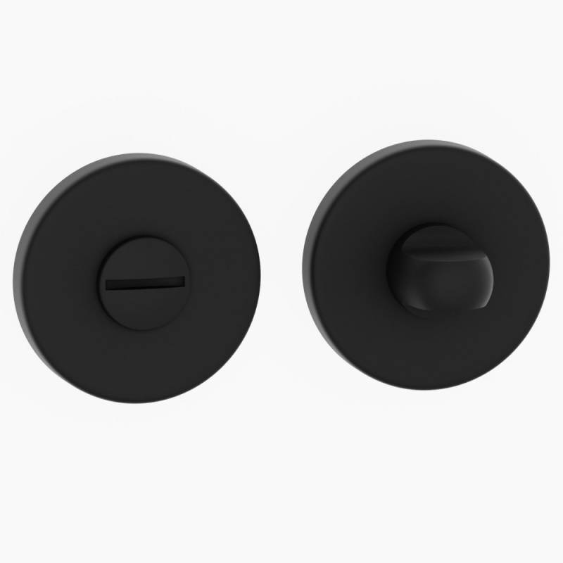 Rozeta okrągła do WC Czarna, 5907609713810