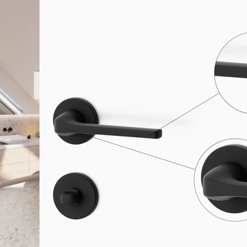 Rozeta okrągła do WC Czarna, 5907609713810 - 4