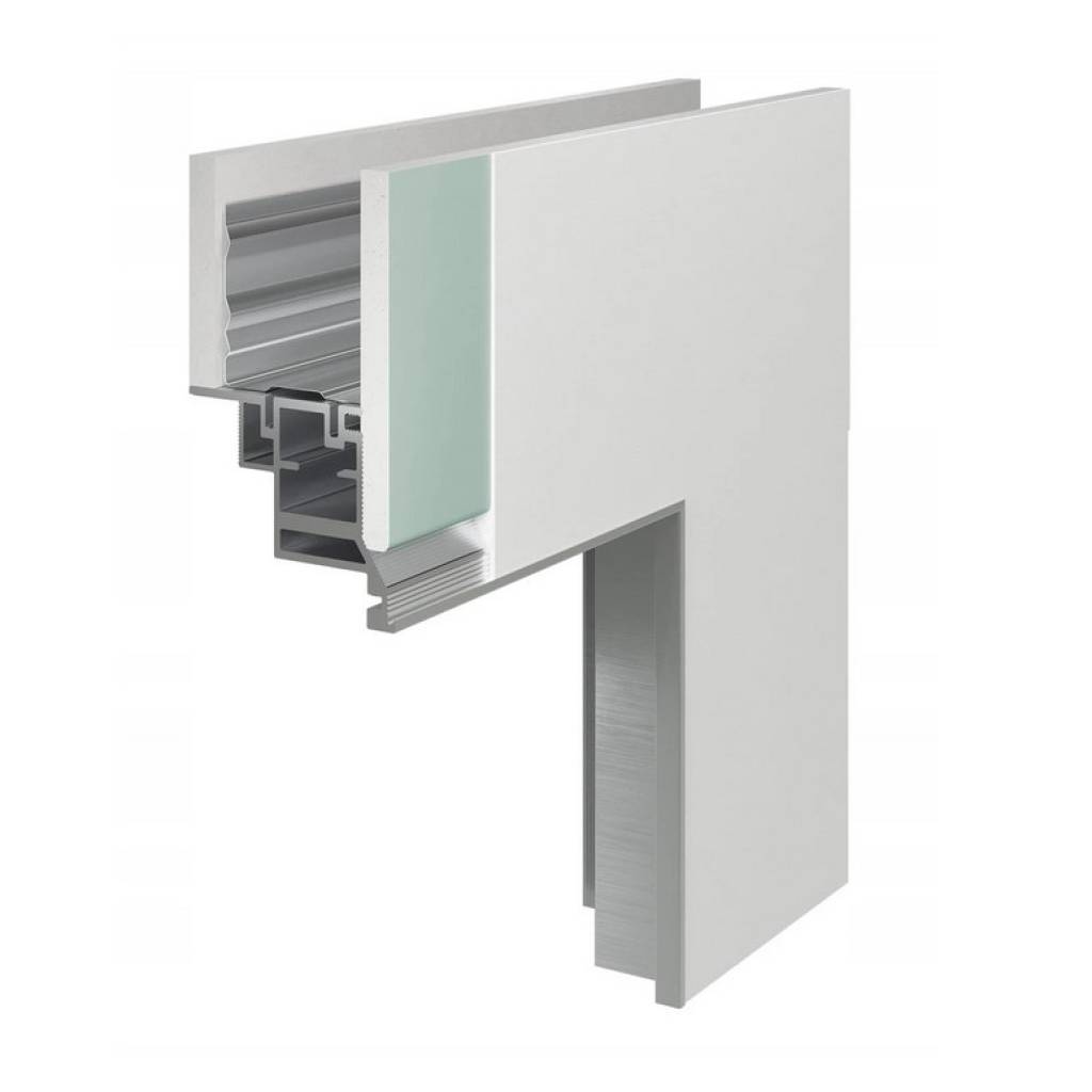 Zestaw Drzwi ukryte + Ościeżnica Porta HIDE Bezprzylgowe (otwierane na zewnątrz) Lewe 80cm plaster miodu, SPA1110L08LBP0AKU0H000, OPA100LL080000AM200000