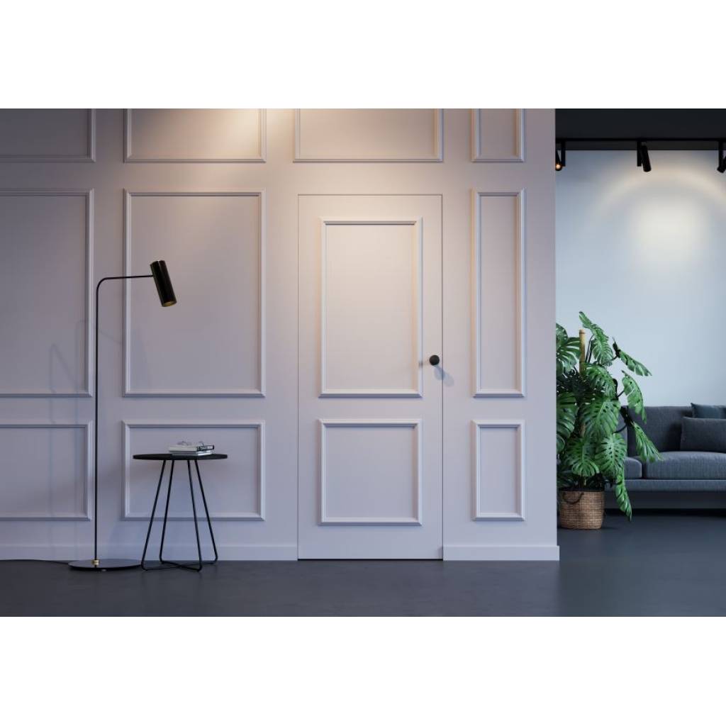 Zestaw Drzwi ukryte + Ościeżnica Porta HIDE Bezprzylgowe (otwierane na zewnątrz) Lewe 80cm plaster miodu, SPA1110L08LBP0AKU0H000, OPA100LL080000AM200000