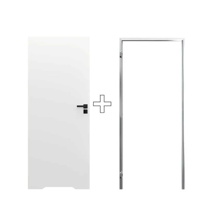 Zestaw Drzwi ukryte + Ościeżnica Porta HIDE WC Bezprzylgow
