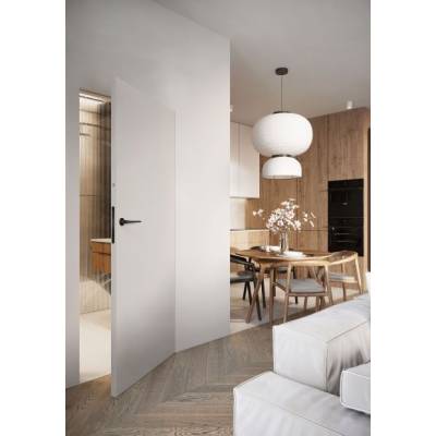 Zestaw Drzwi ukryte + Ościeżnica Porta HIDE WC Bezprzylgowe (otwierane na zewnątrz) Prawe 80cm plaster miodu, SPA1110P08LBPWAOU0H000, OPA100LP080000AM200000
