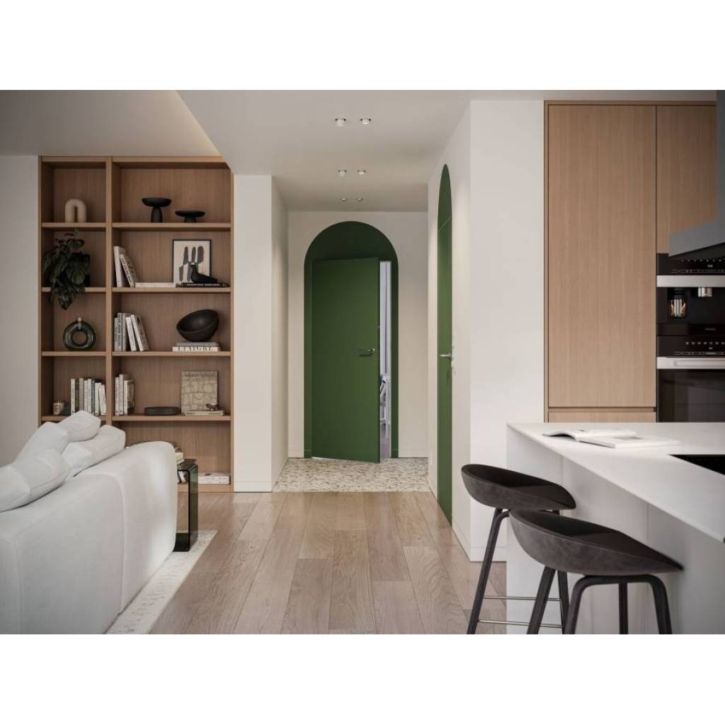 Zestaw Drzwi ukryte + Ościeżnica Porta HIDE Bezprzylgowe (otwierane na zewnątrz) Lewe 70cm płyta, SPA1110L07LBP0AKV0O000, OPA100LL070000AM300000