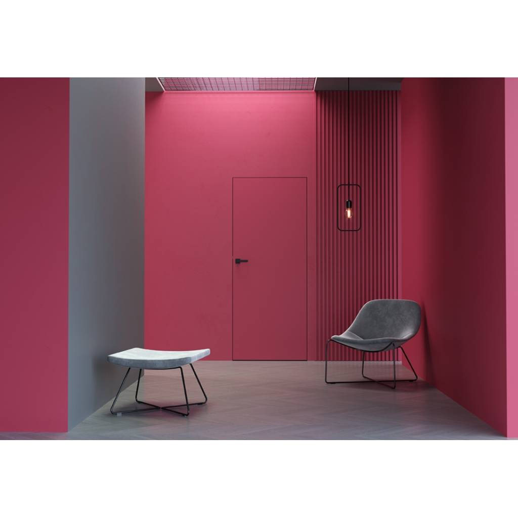 Zestaw Drzwi ukryte + Ościeżnica Porta HIDE Bezprzylgowe (otwierane na zewnątrz) Prawe 70cm płyta, SPA1110P07LBP0A7V0O000, OPA100LP070000AN300000