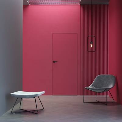 Zestaw Drzwi ukryte + Ościeżnica Porta HIDE Bezprzylgowe (otwierane na zewnątrz) Prawe 70cm płyta, SPA1110P07LBP0A7V0O000, OPA100LP070000AN300000