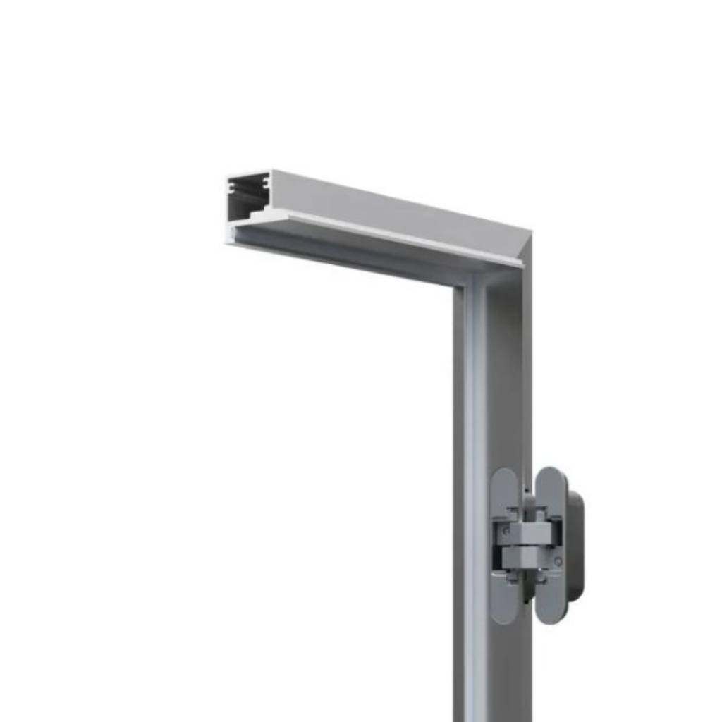 Zestaw Drzwi ukryte + Ościeżnica Porta HIDE Bezprzylgowe (otwierane na zewnątrz) Prawe 70cm płyta, SPA1110P07LBP0A7V0O000, OPA100LP070000AN300000