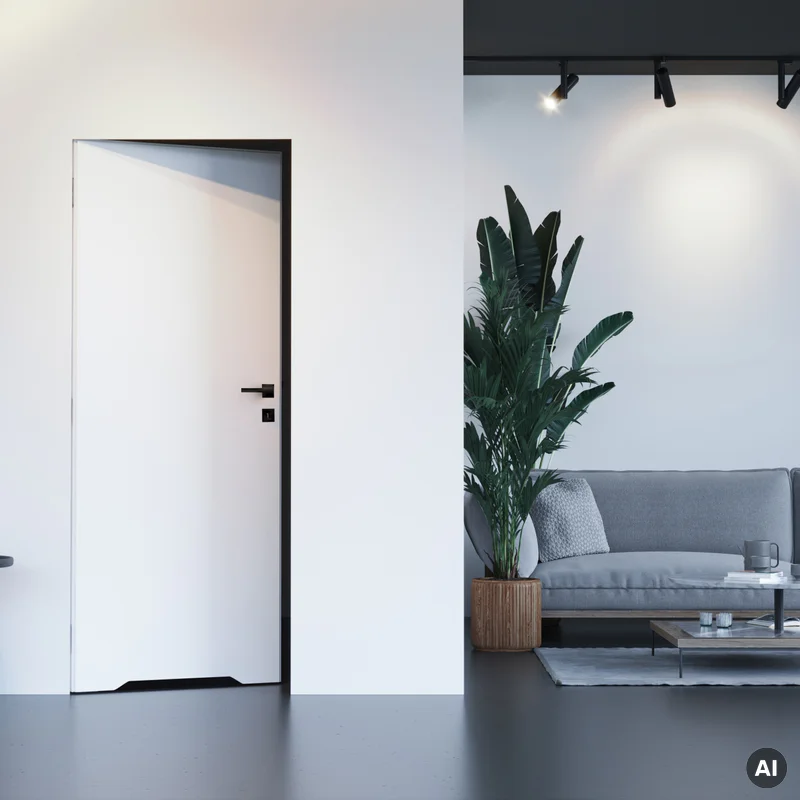 Zestaw Drzwi ukryte + Ościeżnica Porta HIDE WC Bezprzylgow