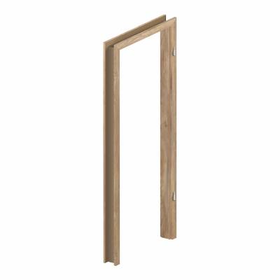 Zestaw Drzwi + Ościeżnica Porta Focus 4.A z czarną szybą WC 95-135 Dąb Catania Przylgowe (otwierane na zewnątrz) Lewe 80cm plaster miodu, SPWG4A0L08DDTWSB2KHB00, OPWP6B0L08DDT0SZ260000