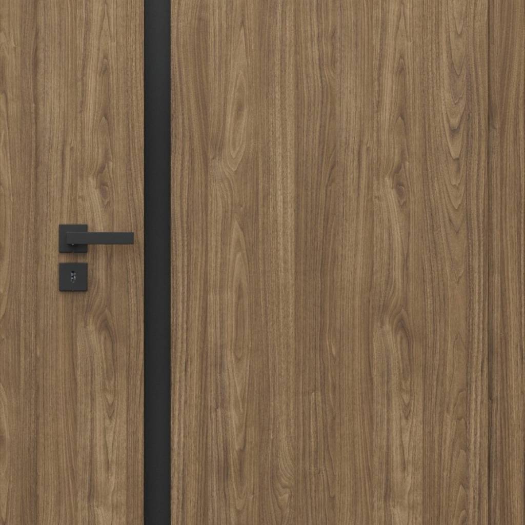 Zestaw Drzwi + Ościeżnica Porta Focus 4.A z czarną szybą 95-135 Dąb Catania Przylgowe (otwierane na zewnątrz) Prawe 80cm plaster miodu, SPWG4A0P08DDT0SZ2KHB00, OPWP6B0P08DDT0SZ260000