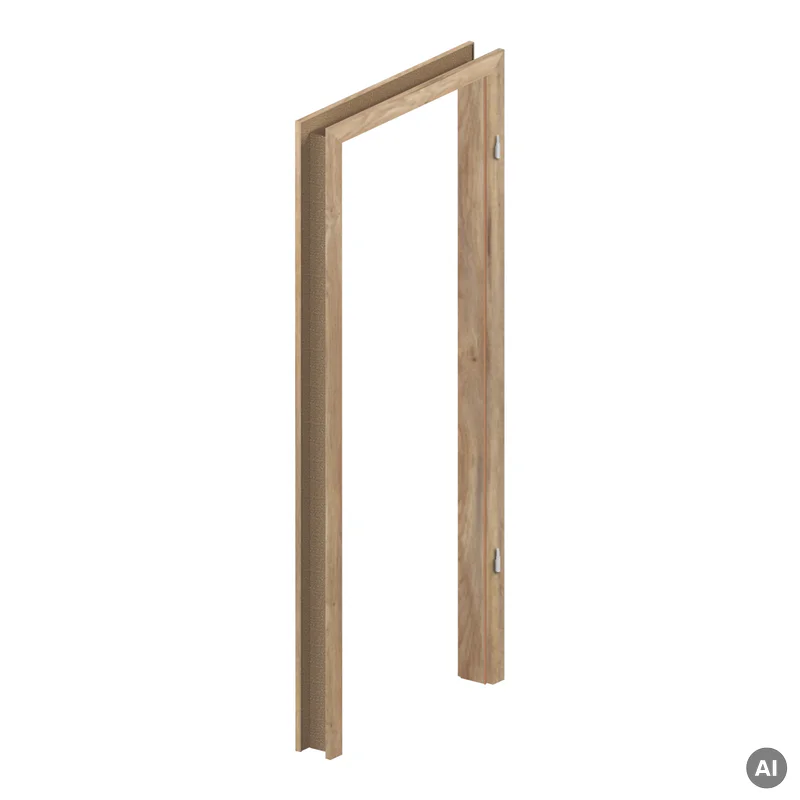 Zestaw Drzwi + Ościeżnica Porta Decor model P 95-135 Dąb