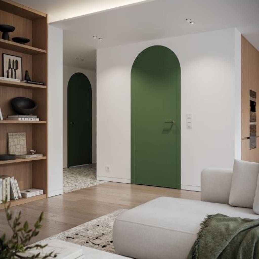 Drzwi ukryte PORTA HIDE Bezprzylgowe (otwierane na zewnątrz) Lewe 80cm  płyta, SPA14A0L08LBP0A7V0O300