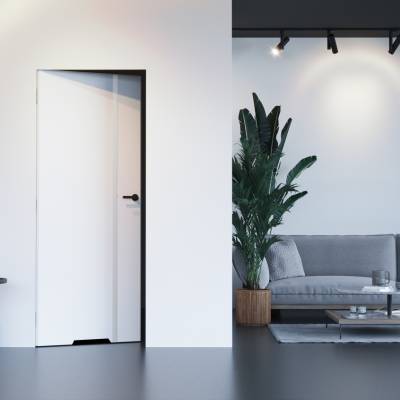 Drzwi ukryte Porta HIDE 4.A WC Bezprzylgowe (otwierane na zewnątrz) Lewe 80cm płyta, SPA14A0L08LBPWAYV0O300