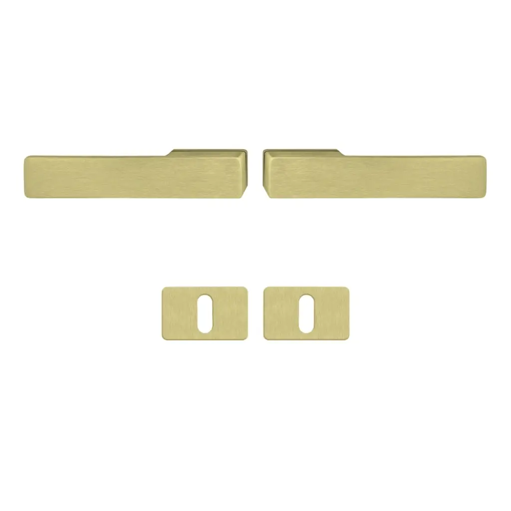 Klamka Libera Złota klamko + klamka + rozeta WK, 5907505425237