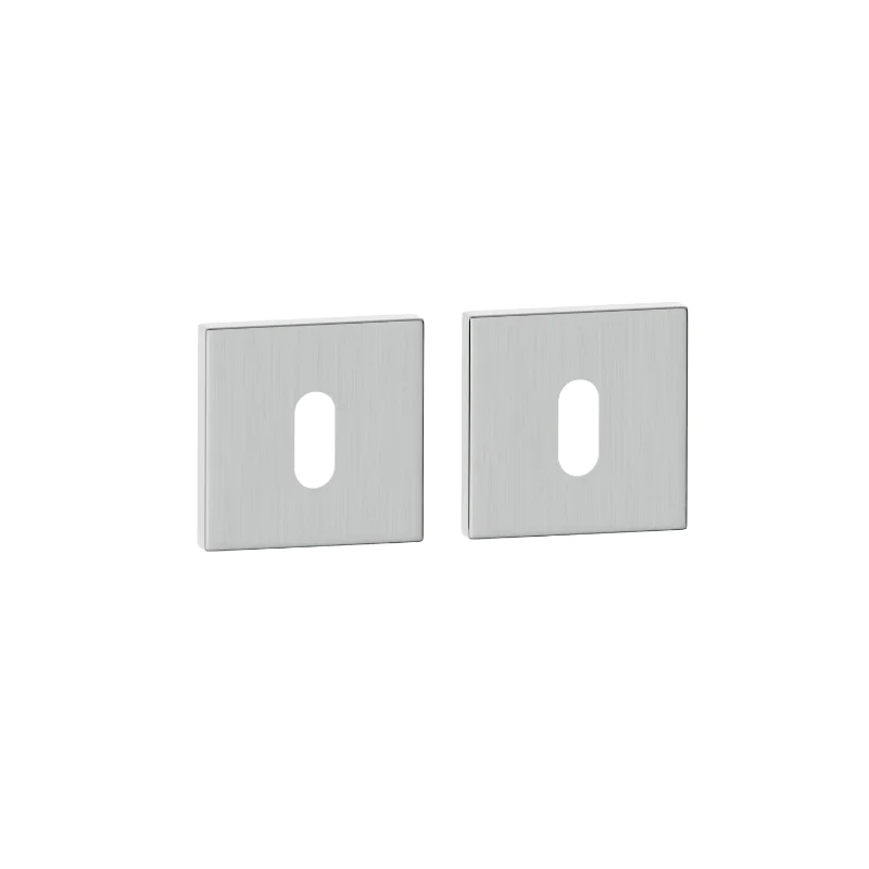 Rozety kwadratowe QR59 pod klucz WK Nikiel szczotkowany, 590