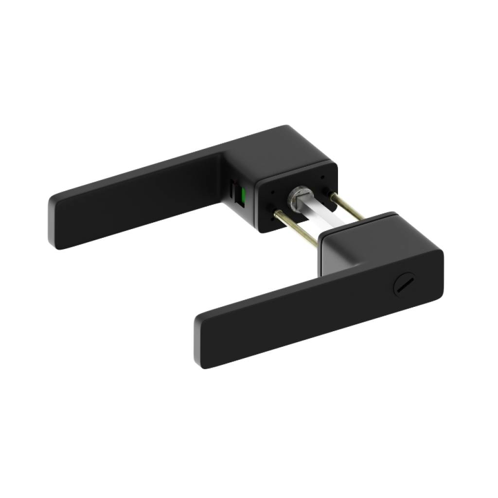 Klamka Loana Czarna z ukrytym zamkiem, 5907609716408