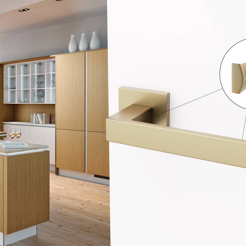 Klamka Modern Fit QR59 Złota anoda, 5907609716125 - 2