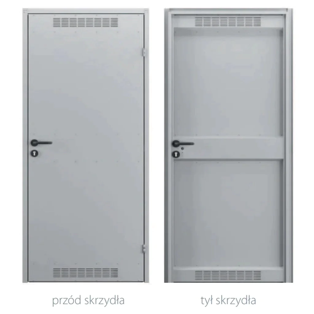 Drzwi uniwersalne metalowe Porta 80 model 2 , DNWPL2MU080000SP2K0000