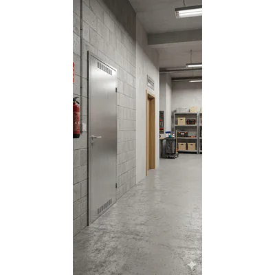 Drzwi uniwersalne metalowe Porta 80 model 2 , DNWPL2MU080000SP2K0000