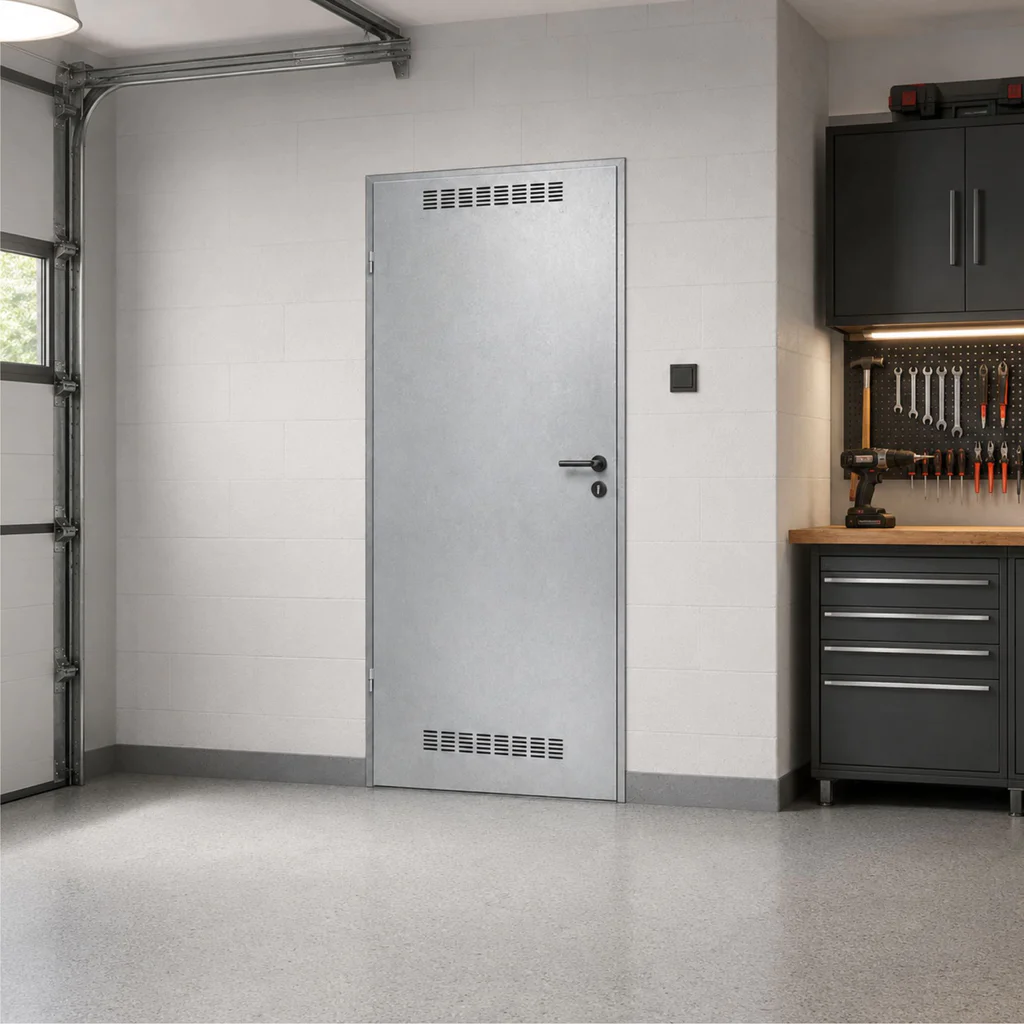 Drzwi uniwersalne metalowe Porta 80 model 2 , DNWPL2MU080000SP2K0000